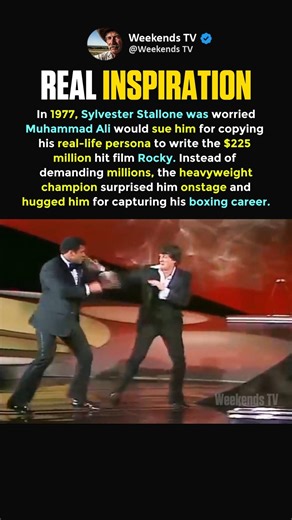 When Muhammad Ali Confronted Rocky #shorts