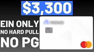 $3,300 NO hard pull, NO PG business line of credit