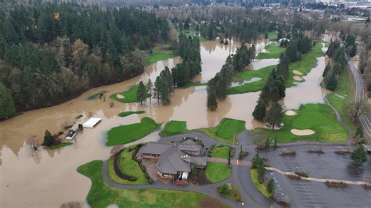 Drone footage of my home golf course, Auburn Golf Course, showing before and after changes just a week apart, with the aftermath of the atmospheric river that has affected the PNW. I hope everyone stays safe! | DG Photography