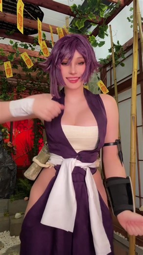 I really like this song, but it's hard to get into the rhythm 😔 #jigokuraku #hellsparadise #yuzuriha #cosplaytiktok #animecosplay