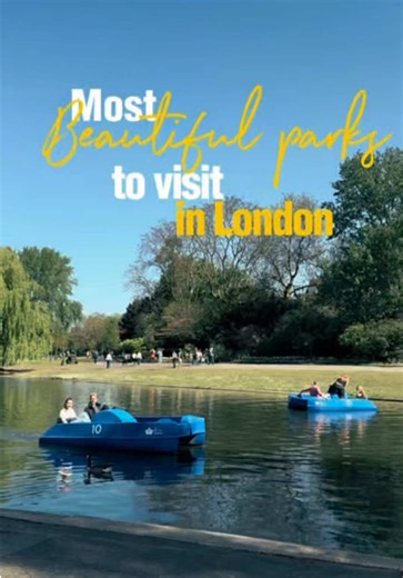 Most Beautiful parks to visit in London 📍Regents Park 📍Holland Park 📍Richmond Park 📍Greenwich Park 📍The Hill Garden and Pergola 📍Battersea Park 📍HydePark 📍Green Park 📍St James Park 📍Victoria Park #london #parks #londonlife #nature #londonblogger