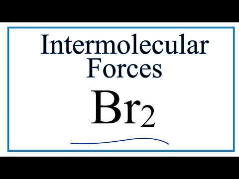 Intermolecular Forces for Br2 (Diatomic Bromine)