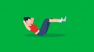 Download 3D Female Cartoon Workout, Animation Cartoon Video Green Screen, 4k realistic female Character running with loop animation on the chroma key, Exercising Regularly, Green Screen Background for free