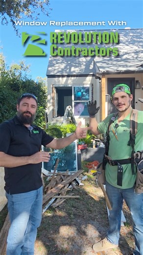 Revolution Contractors on Instagram: "Out with the old, in with the view! Termite damage, or not, we're here to seamlessly install or replace your windows. Call us today at 727-888-6161 for a consultation and stay tuned for the full timelapse of this install coming soon! #RevolutionContractors #WindowReplacement #HomeUpgrade #FloridaContractor #CurbAppeal #HomeRenovation #BeforeAndAfter #QualityCraftsmanship #TampaContractor"