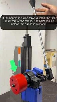 Toggle Press with Return Locking Mechanism | Industrial Press Machine Demo | Hammer Knock