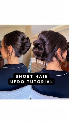 Joanna Marie on Instagram: "SHORT HAIR Wedding UPDO TUTORIAL 🤍💍 LIVING for 2025 trending long & short bobs! But making them bridal??? I got you! 🙋🏻‍♀️SAVE for future updo inspo! 💍 . 🙌🏼Cute cut ✂️creator cred👇🏼 Pic 1&2 @rachelwstylist Pic 4 @remijeffershair ( other pics from Pinterest - unknown) . #shorthairstyles #shorthairupdo #weddinghairstyles #weddinghair"