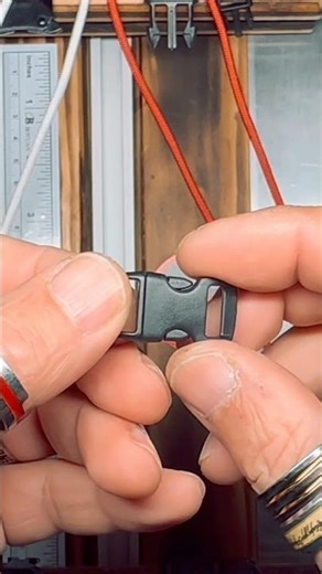 RIDER Modified Paracord Bracelet Red & White Power ⚡#paracordbracelet #shortsvideo #thekingparacord