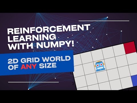 Reinforcement Learning with Numpy ONLY: Solving an Arbitrary 2D Grid World!