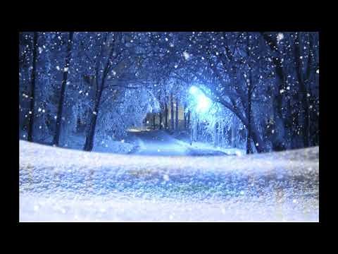 Fondo video - Cayendo nieve navidad HD