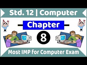Std 12 Computer (Eng Med) Chap. 8 Most IMP MCQs for Board Exam