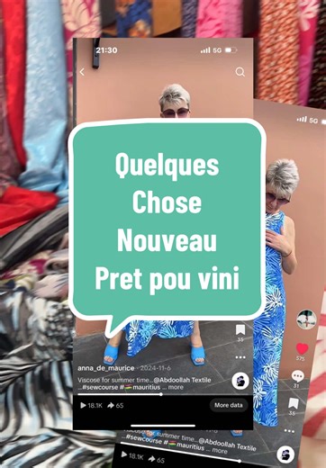 New Fashion Designs in Mauritius: Sew Course Update