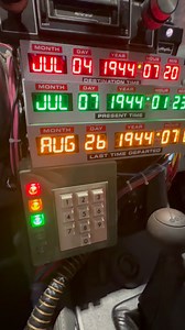 Step inside the Delorean Time Machine with us as we turn the Time Circuits on! Flux Capacitor is humming… ready to head Back in Time! | Delorean Rental