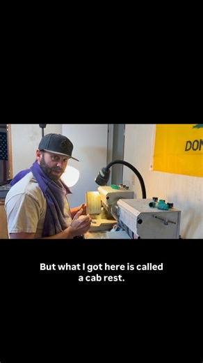 Ryan Novell on Instagram: "Here is a quick video I made on how to use a “cab rest” for cutting the shapes of your cabochons. This is a major time saver for me and helps to make a much more precise finished product. Is this something you already do or is this new to you and you might try it out? Let me hear your thoughts below in the comments! #howto #howtovideo #cabking #lapidary #cabbing #lapidaryart #turquoise #variscite"