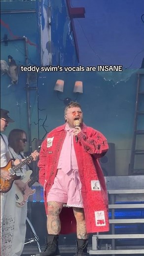 Teddy Swims performing “The Door” at Coachella #livemusic #coachella