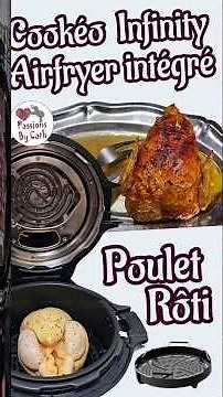 Poulet rôti au Cookéo Infinity Moulinex – Test de la fonction AirFryer intégrée #shorts