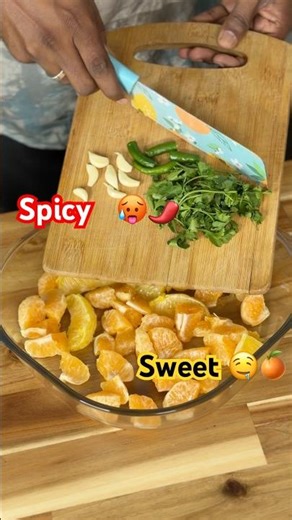 🍊Spice Up ur life wth Easy Orange Snacks! #Chat #spicyfood #snacks