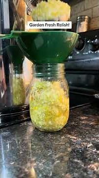 Homemade Sweet Pickle Relish Recipe #garden #gardening #homestead #fok #canning