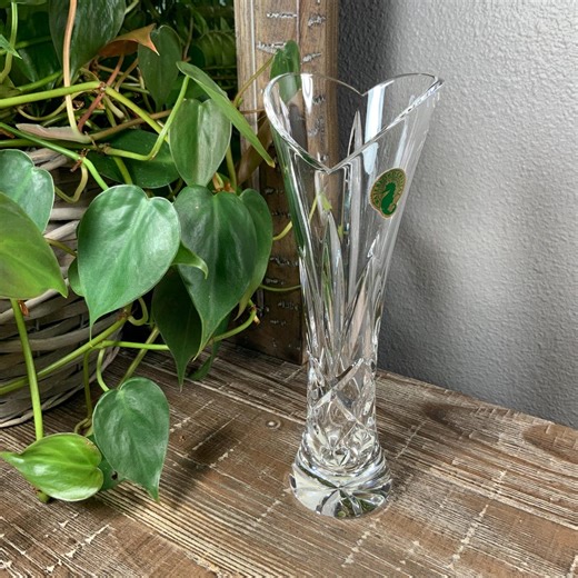 Waterford Crystal SWEETHEART Bud Vase - Vintage - Etsy