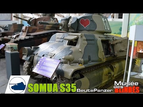 SOMUA S35 "Beutepanzer" Walkaround - Saumur Tank Museum