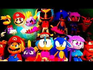 All EXE Characters in the 3D PS4 Game! - The EXE Nightmare Saga [Dreams - Dreams]