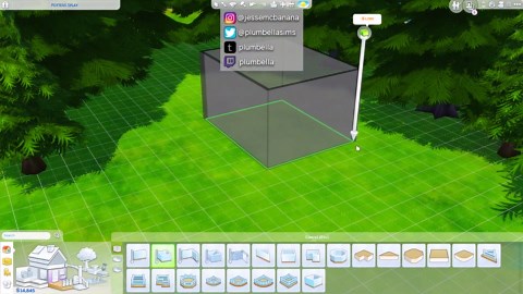 Building a Secret Home In The Woods Sims 4