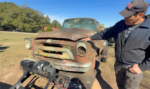Man Waited 40 Years To Buy a Junkyard Truck, It's a Rare International Golden Jubilee