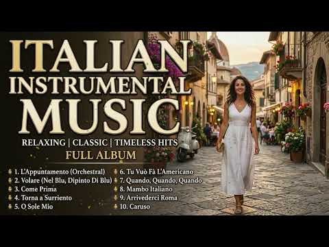 Relaxing Italian Music Instrumental – Peaceful Italy Scenery