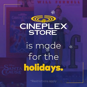 These deals are merry and bright! ✨ Don't miss out on 50% off select festive films right now on the Cineplex Store! https://cinplx.co/3mAMNvW | Cineplex