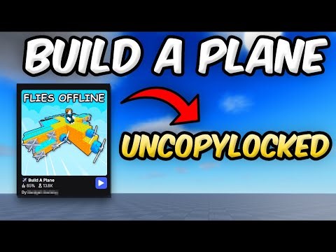 BUILD A PLANE UNCOPYLOCKED | ROBLOX STUDIO