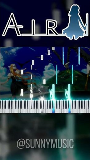 鳥の詩 Tori no Uta (Air) 【 Piano / SHORTS 】 #TorinoUta