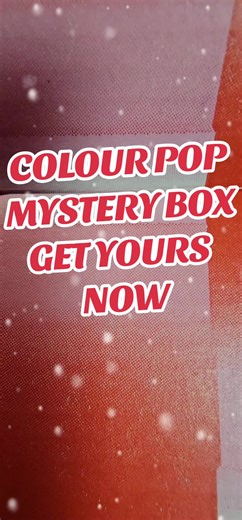 COLOUR POP MYSTERY BOX #TIKTOKSHOP #CHRISTMAS #COLOURPOP #MYSTERYBOX #MAKEUP