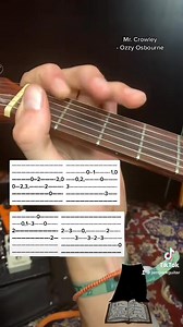 60K views · 238 reactions | A Classic Ozzy Osbourne song melody on guitar. This was one of the first things I learned when I started playing guitar! #ozzyosbourne #mrcrowley #guitartabs #fy | Jamparkguitar | Facebook