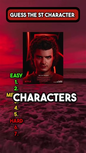 Can you name all stranger thing characters? Prove your knowledge! 🧠#guessthecharacter #strangerthings #trend #tvseries