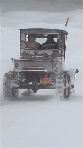Vintage Truck Snowmobile