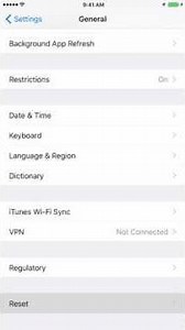 Erase All Content and Settings on iPhone