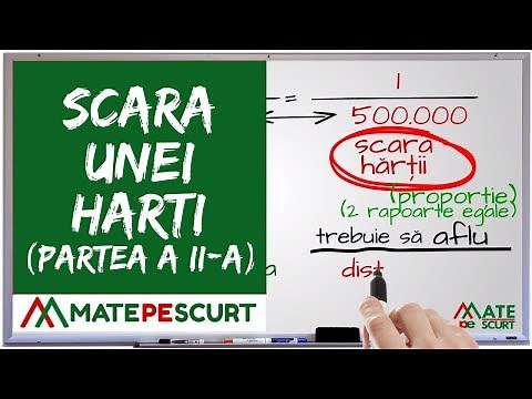 Scara unei harti (partea a II-a)