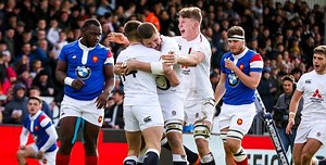 8.2K views · 388 reactions | HIGHLIGHTS | England U20 took on the reigning world U20 champions France at Sandy Park today. Take a look at the best of a fantastic win for England  | England Rugby | Facebook