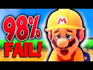 98% FAIL AT THIS LEVEL!! Mario Maker 2 (switch speedrun)