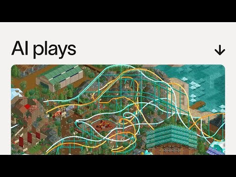We let AI play Rollercoaster Tycoon