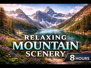 8 Hours of Stunning Mountain Landscapes | Relaxing 4K Nature Scenery