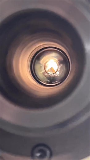From inside of the lathe spindle making a 20ga turkey choke | CC Firearms & Cerakote