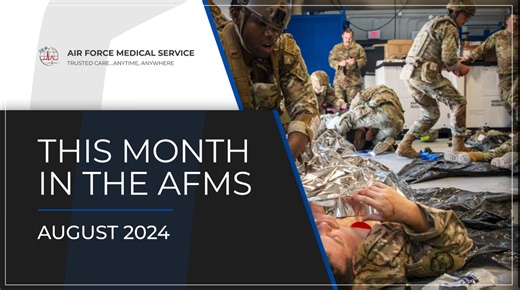 This Month in the AFMS: Senate confirms new surgeon general, flight nurse awarded Bronze S