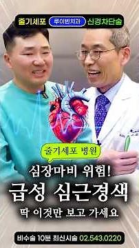 Acute Myocardial Infarction: "Half Die Within 1 Hour"—Chest Pain Persists Even After Stenting? Th...