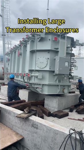 Installing Large Transformer Enclosures