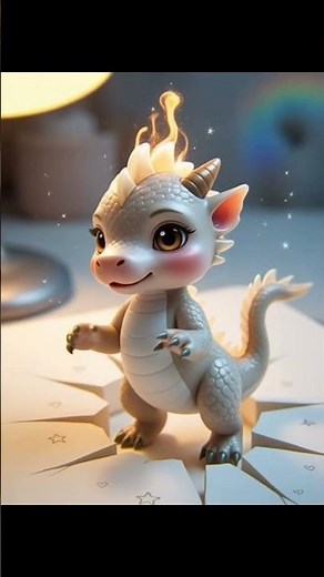A magical 3D dragon transformation where a simple pencil sketch comes to life.