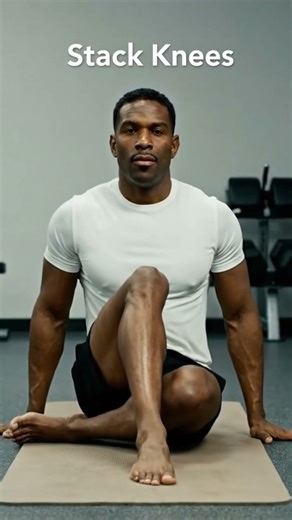 The Pretzel Knot for Instant Relief #shortsvideos #shoelacepose #gomukhasana #gluterelief