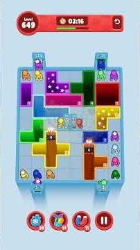 Drop Away Level 649 | Fun Puzzle Game Solution