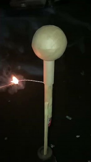 strobe rocket firework (brown wrap)