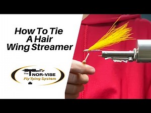 How To Tie A Hair Wing Streamer | Nor-vise Fly Tying Instructional Video
