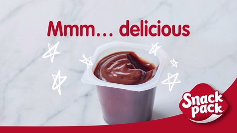 Snack Pack Vanilla Pudding, 3.25 oz Pudding Cups, 4 Count